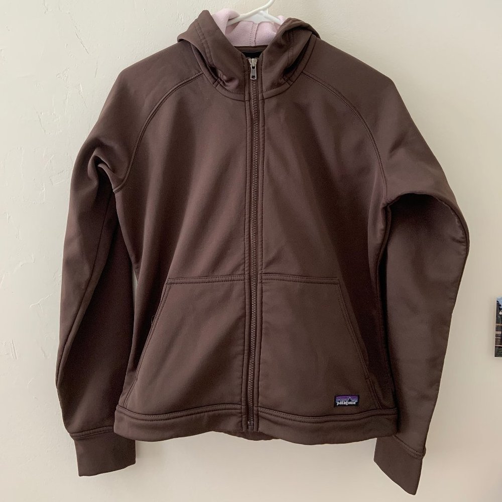 Patagonia Brown Zip-Up with Hood